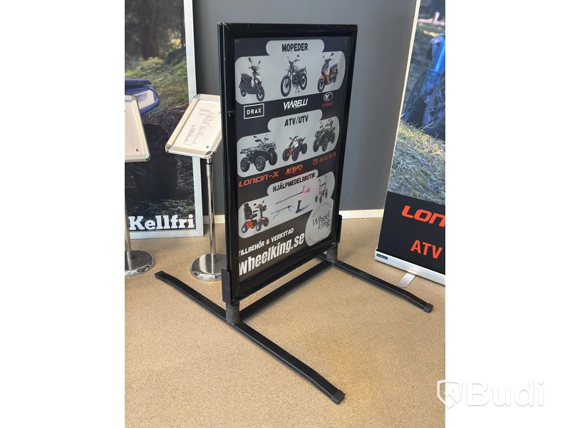 Assorted store signage