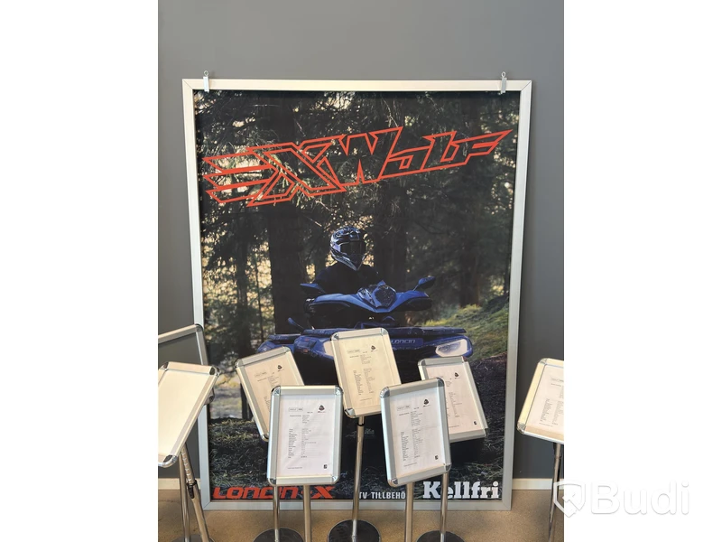 Assorted store signage