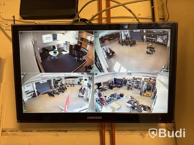 Imou surveillance system with 4 cameras, base unit/hard drive and monitor