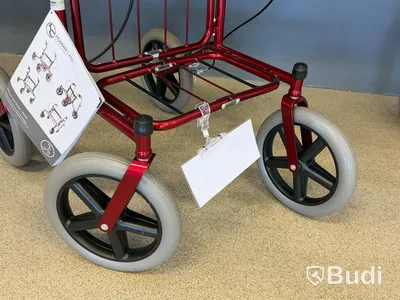 Rollator, Human Care Carl-Oskar 62, röd
