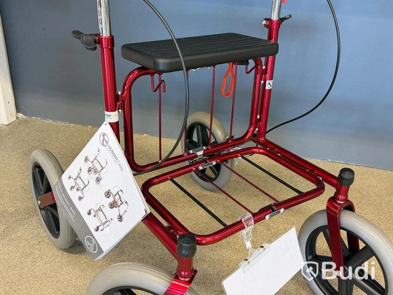 Rollator, Human Care Carl-Oskar 62, röd