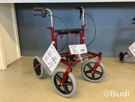Rollator, Human Care Carl-Oskar 62, röd