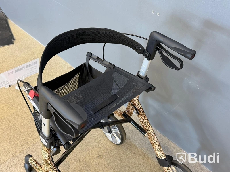 Rollator, Rehasense Space LX, leopardmönstrad