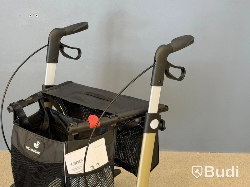 Rollator Rehasense Server, guld