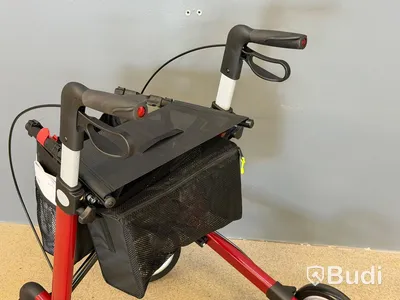Rollator, Rehasense Server, röd