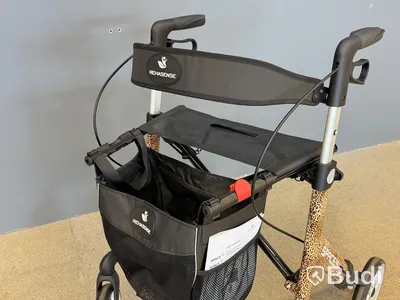 Rollator, Rehasense Space LX, leopardmönstrad