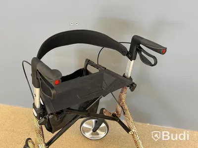 Rollator, Rehasense Space LX, leopardmönstrad