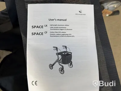 Rollator, Rehasense Space LX, leopardmönstrad