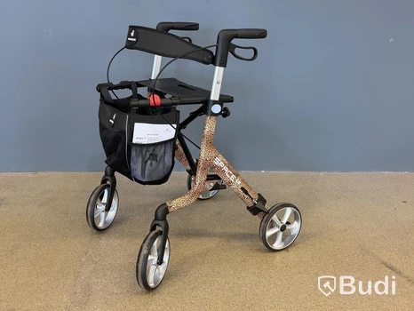Rollator, Rehasense Space LX, leopardmönstrad