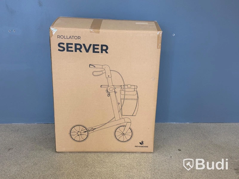 Rollator, Rehasense Server, grå