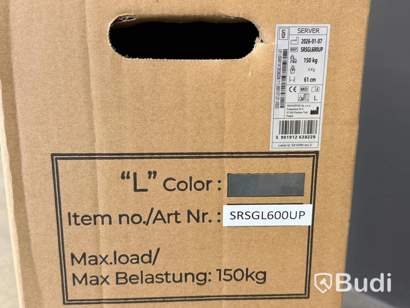 Rollator, Rehasense Server, grå