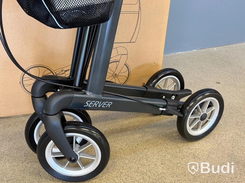 Rollator, Rehasense Server, grå