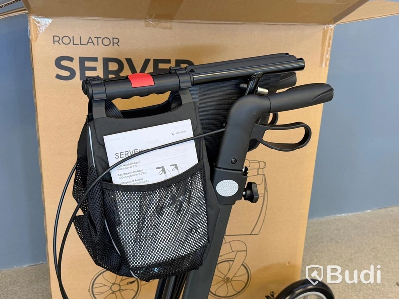 Rollator, Rehasense Server, grå