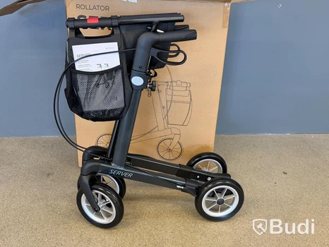 Rollator, Rehasense Server, grå
