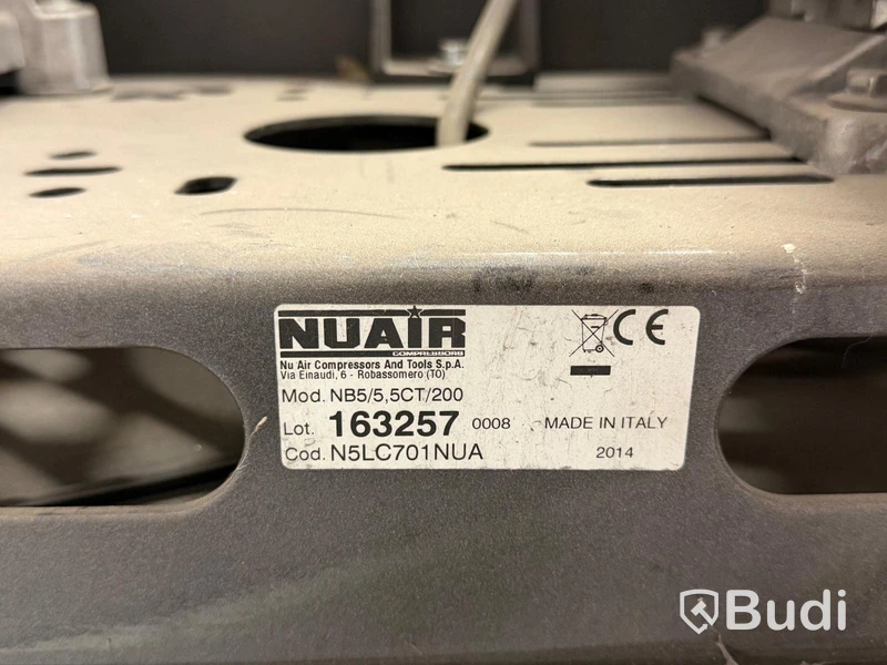 Kompressor, NUAIR NB5/ 5,5CT/ 200, 200 l, 3-fas