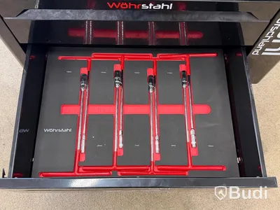 Verktygsvagn med verktyg, Wöhrstahl (nästan komplett)