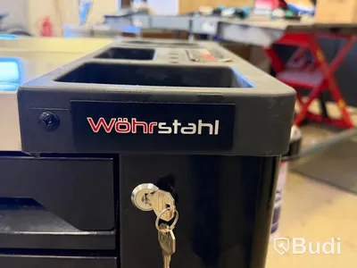 Verktygsvagn med verktyg, Wöhrstahl (nästan komplett)