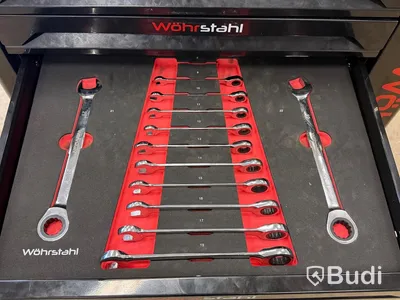 Verktygsvagn med verktyg, Wöhrstahl (nästan komplett)