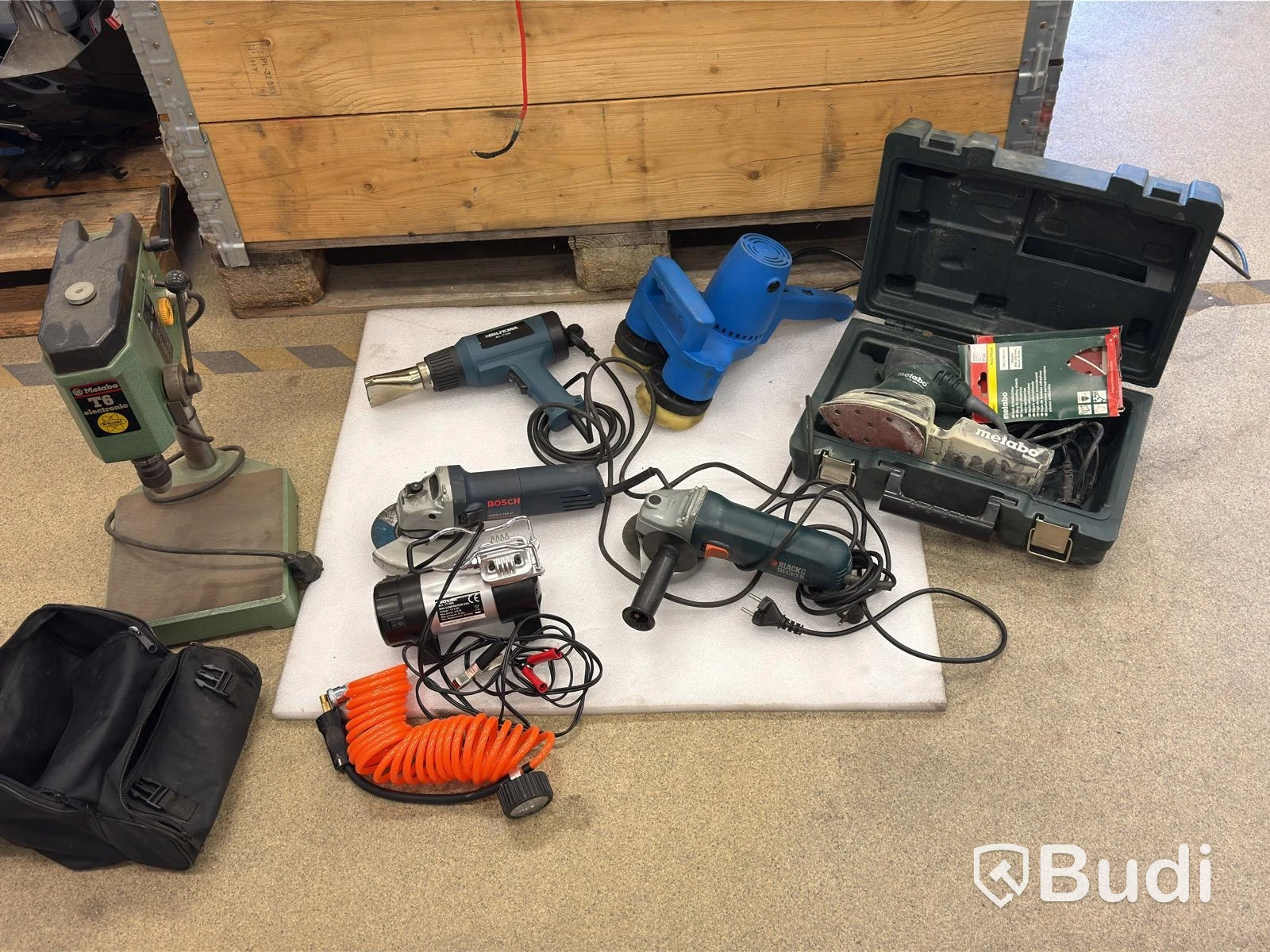 Tool lot, 7 items, incl. Metabo and Bosch