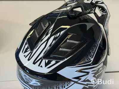 Hjälm Wulfsport AIR-X, YM, svart/vit