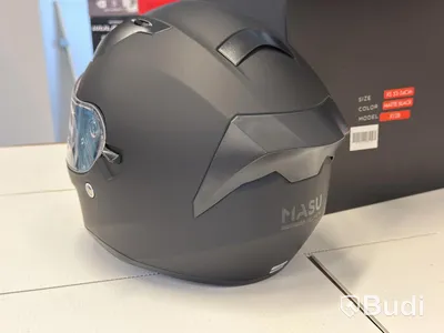 Hjälm MASU X128, matt svart