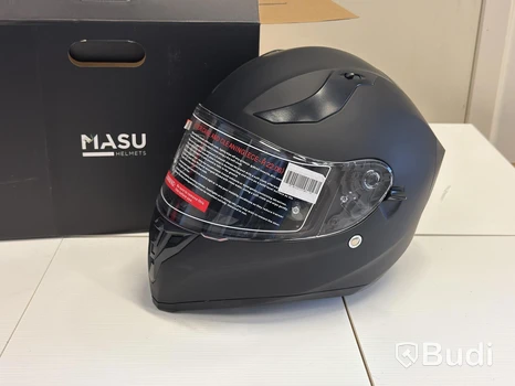 Hjälm MASU X128, matt svart