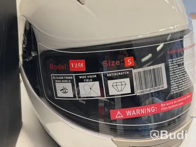 Hjälm MASU V158, S, glossy white