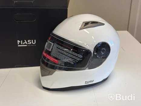 Hjälm MASU V158, S, glossy white