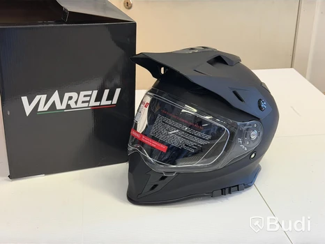 MC-hjälm Viarelli V331, svart, S