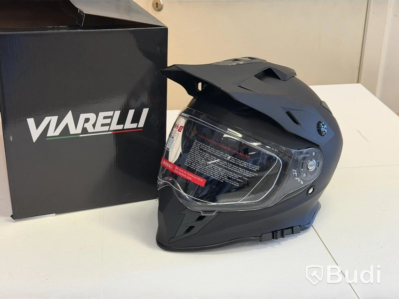 MC-hjälm Viarelli V331, svart, S