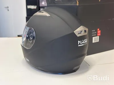 MC-hjälm MASU V158, XL, matt svart