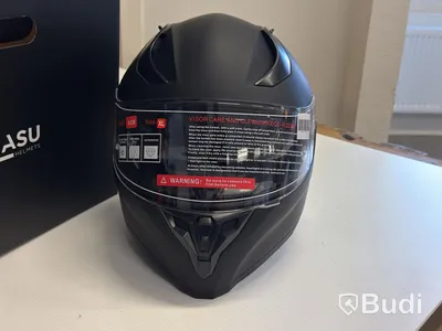 Motorcykelhjälm MASU X128, svart, XL