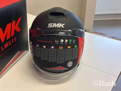 Hjälm SMK GTJ S01, matt svart, S
