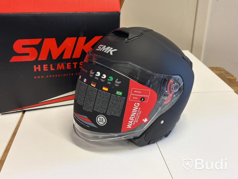 Hjälm SMK GTJ S01, matt svart, S