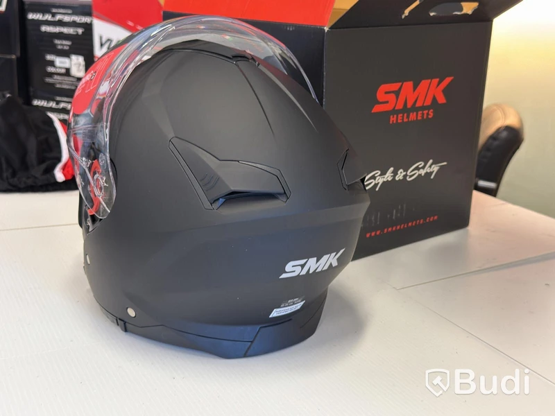 Hjälm SMK GTJ-S01, XS, matt svart