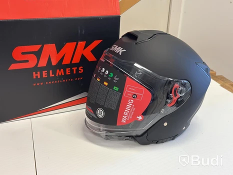 Hjälm SMK GTJ-S01, XS, matt svart