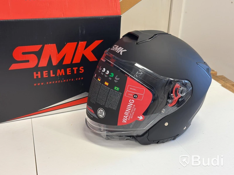 Hjälm SMK GTJ-S01, XS, matt svart