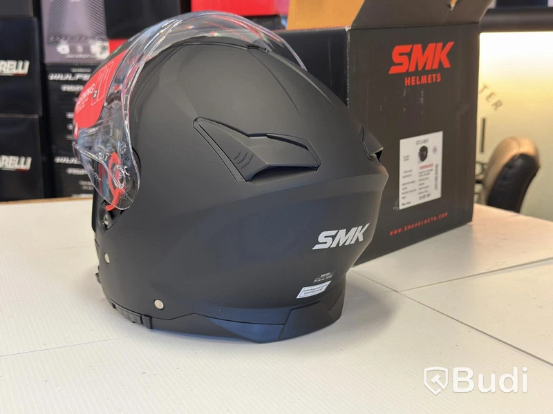 Hjälm SMK GTJ-S01, matt svart, XS