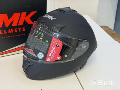 Hjälm SMK Typhoon S01, matt svart, S