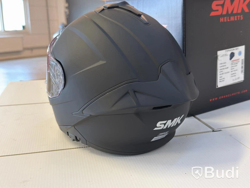 Hjälm SMK Typhoon S01, matt svart, S