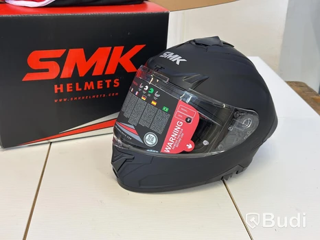 Hjälm SMK Typhoon S01, matt svart, S