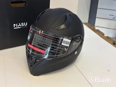 Hjälm MASU X128, mattsvart