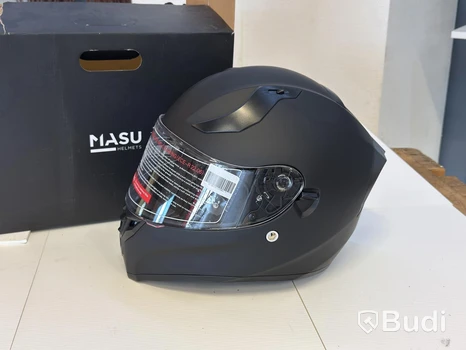 Hjälm MASU X128, mattsvart