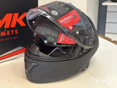 Hjälm SMK Typhoon-S01, XL, matt svart