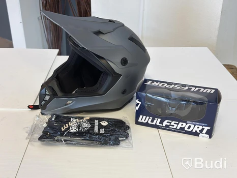 Crosshjälm Wulfsport, grå