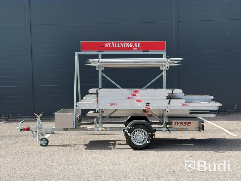 Tysse scaffolding trailer | aluminium scaffolding | 2022