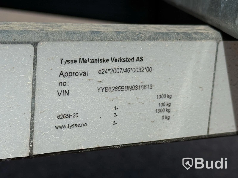 Tysse scaffolding trailer | aluminium scaffolding | 2022