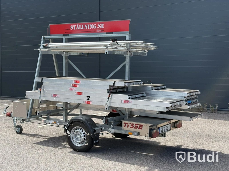 Tysse scaffolding trailer | aluminium scaffolding | 2022