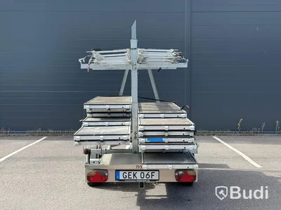 Tysse scaffolding trailer | aluminium scaffolding | 2022