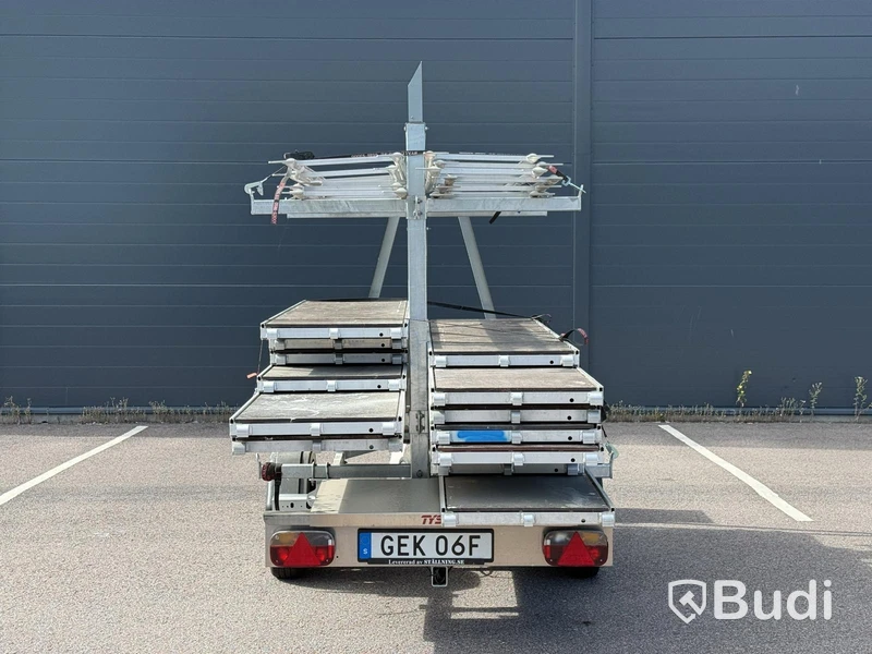 Tysse scaffolding trailer | aluminium scaffolding | 2022